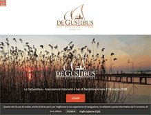 Tablet Screenshot of degustibus.org